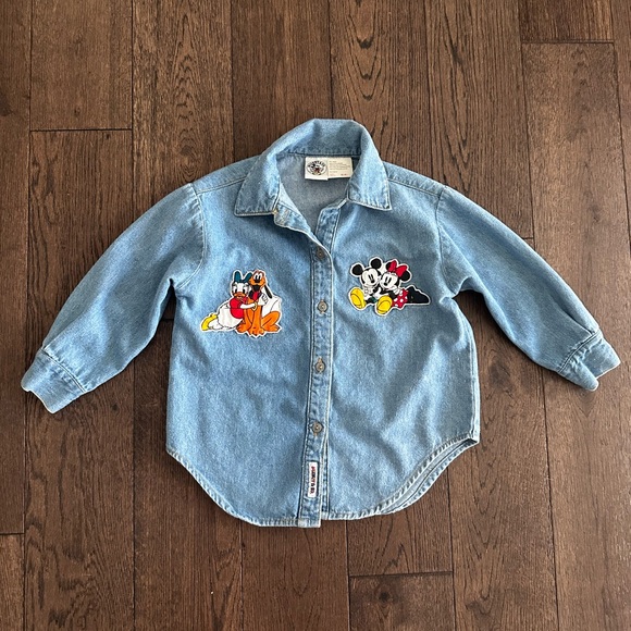 Disney Blue Denim Shirt - Picture 1 of 6